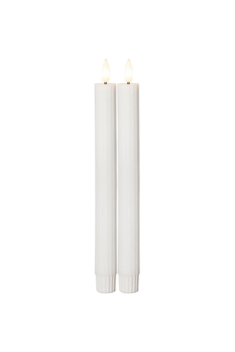 Wax candle with timer | 25cm | Pack of 2