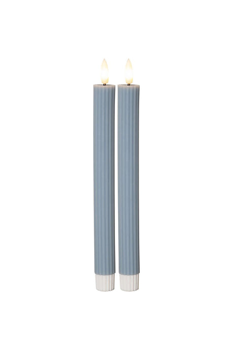 Wax candle with timer | 25cm | Pack of 2