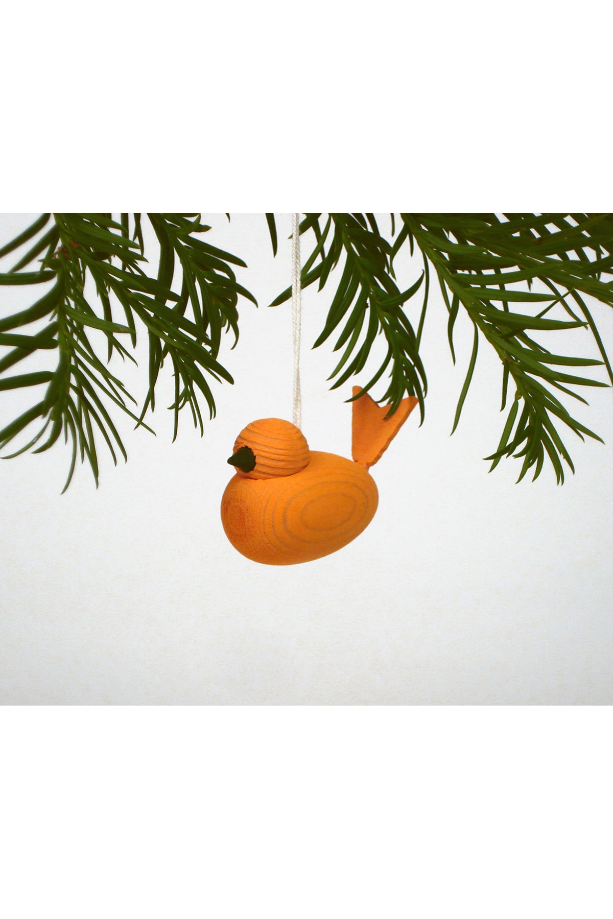 Deko Holzvogel zum Aufhängen | orange