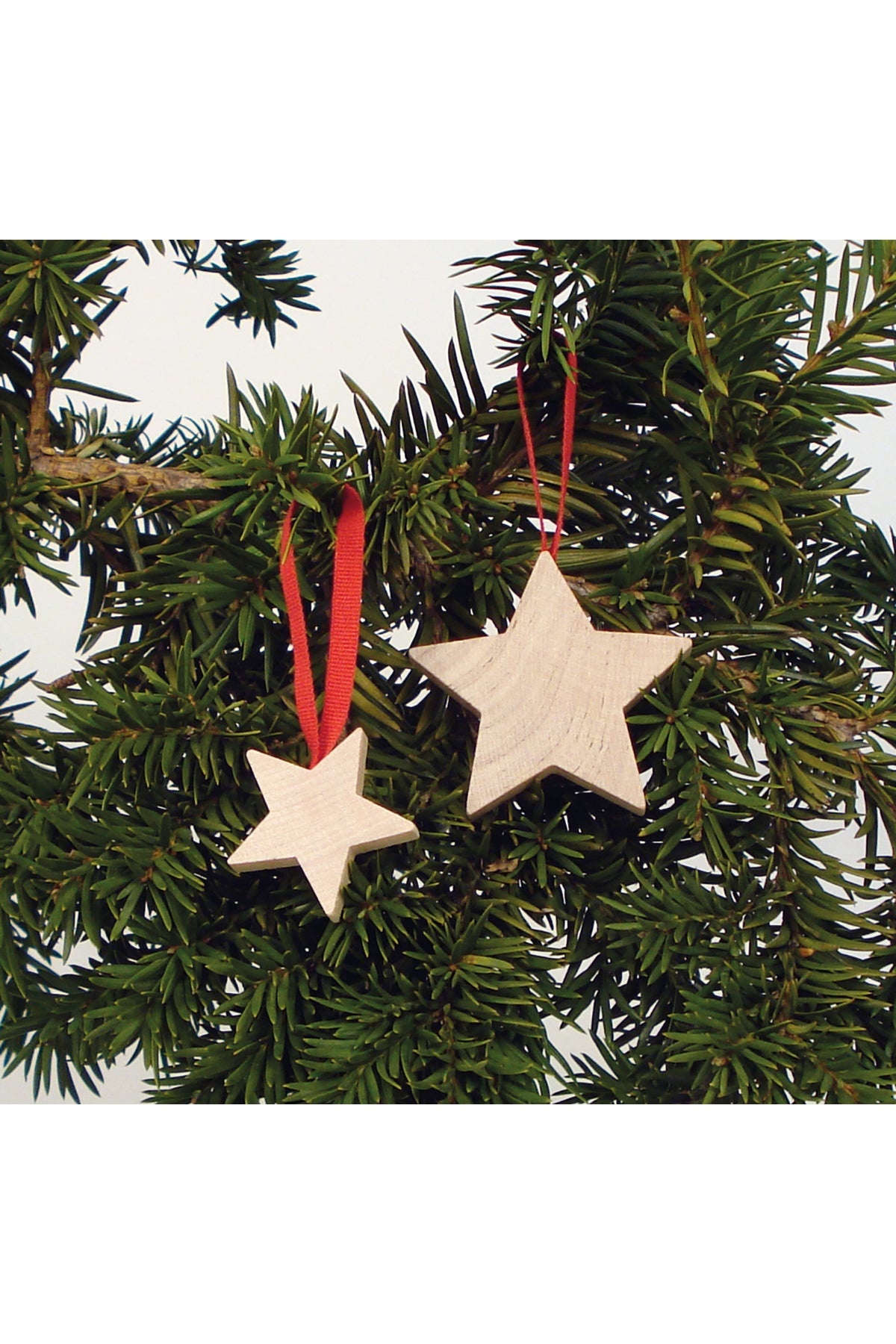 Wooden star pendant | natural