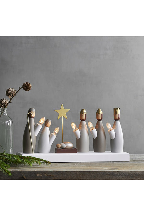 Decorative lamp nativity scene | 33cm