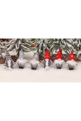 Set of 3 Christmas trolls Lasse for hanging | 19 cm