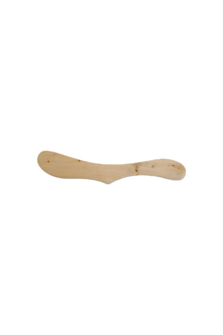 Butter knife plain made of juniper wood | 18 cm