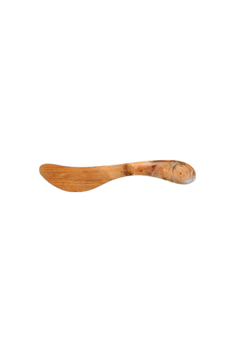 Butter knife with alder wood inlay | 18 cm