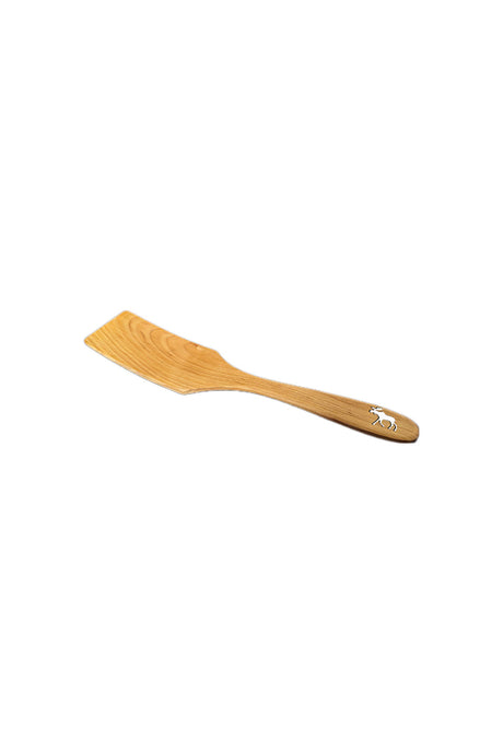 Alder wood spatula | 27 x 5.5 cm, curved | Various designs