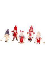 Christmas figure skier | 5 designs