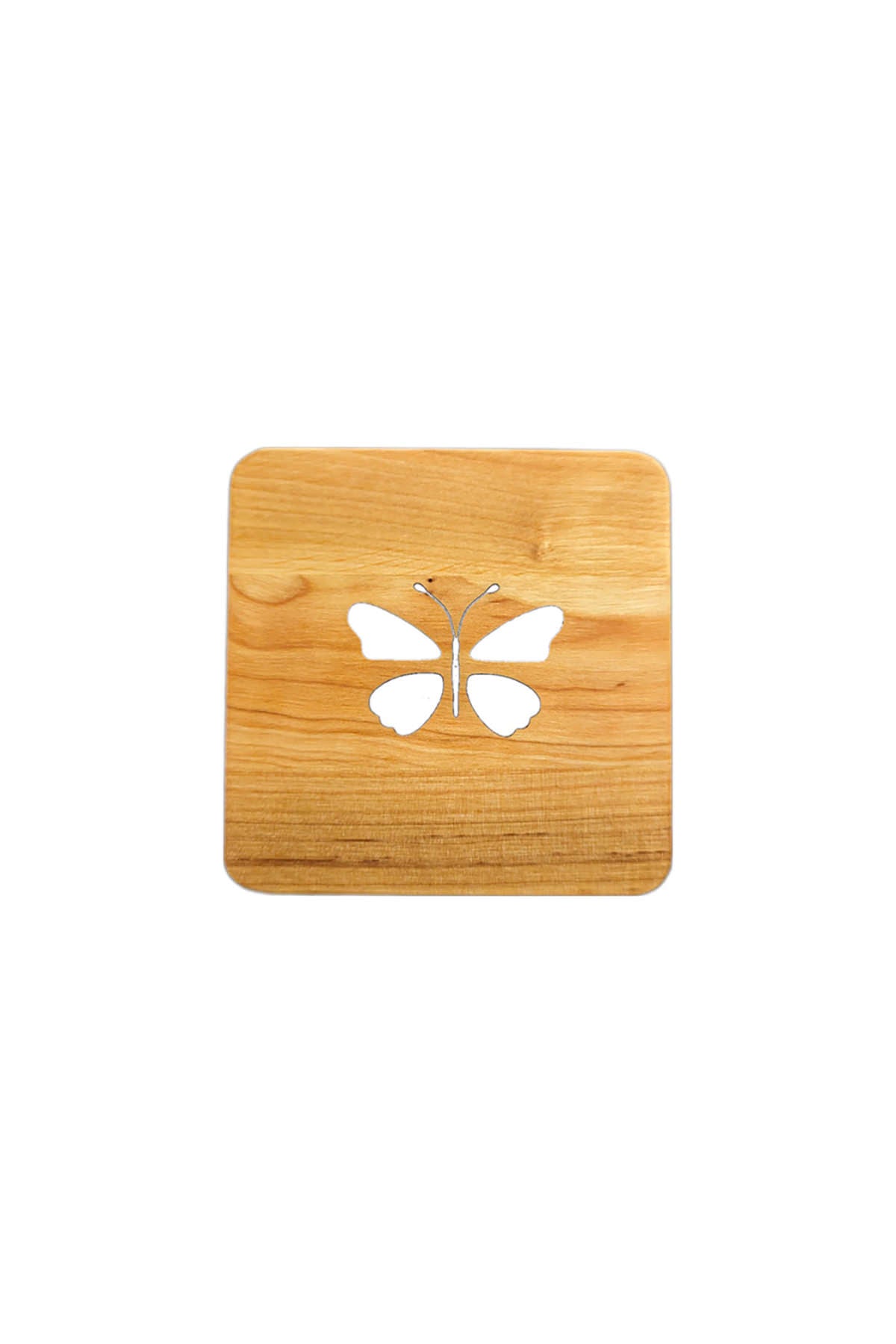 Alder wood coasters | 10 x 10 cm | Various designs