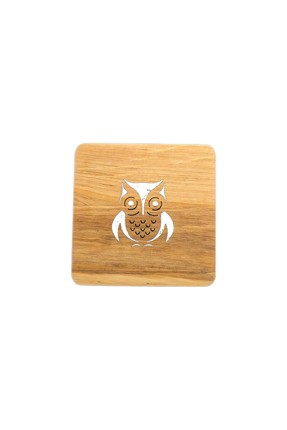 Alder wood coasters | 10 x 10 cm | Various designs