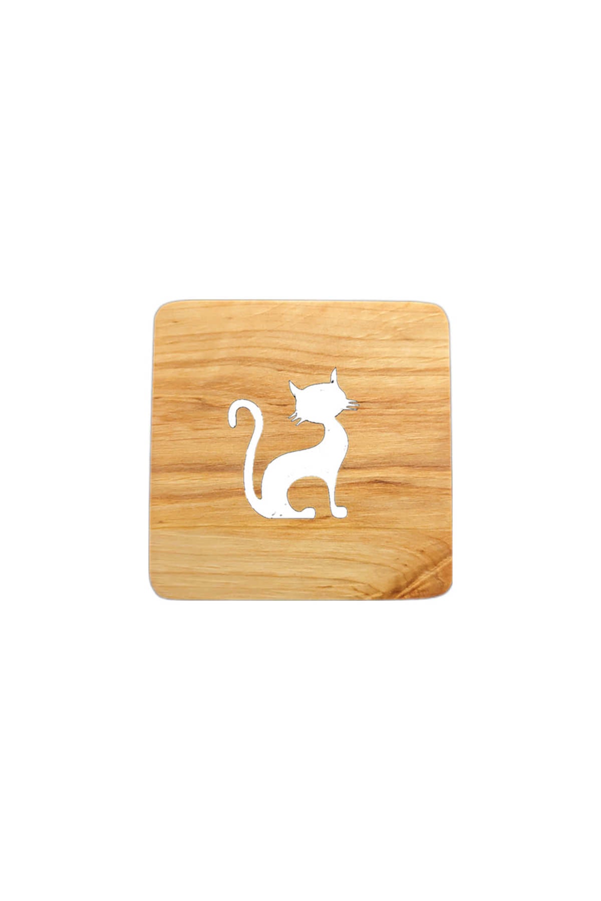 Alder wood coasters | 10 x 10 cm | Various designs