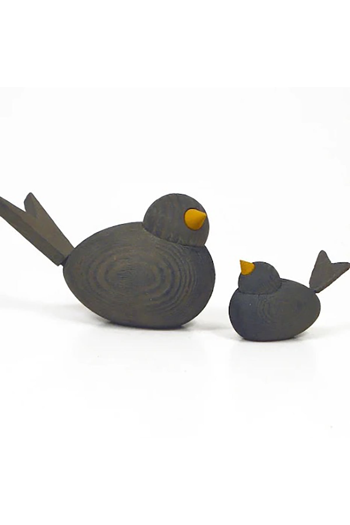 Decorative wooden bird | grey