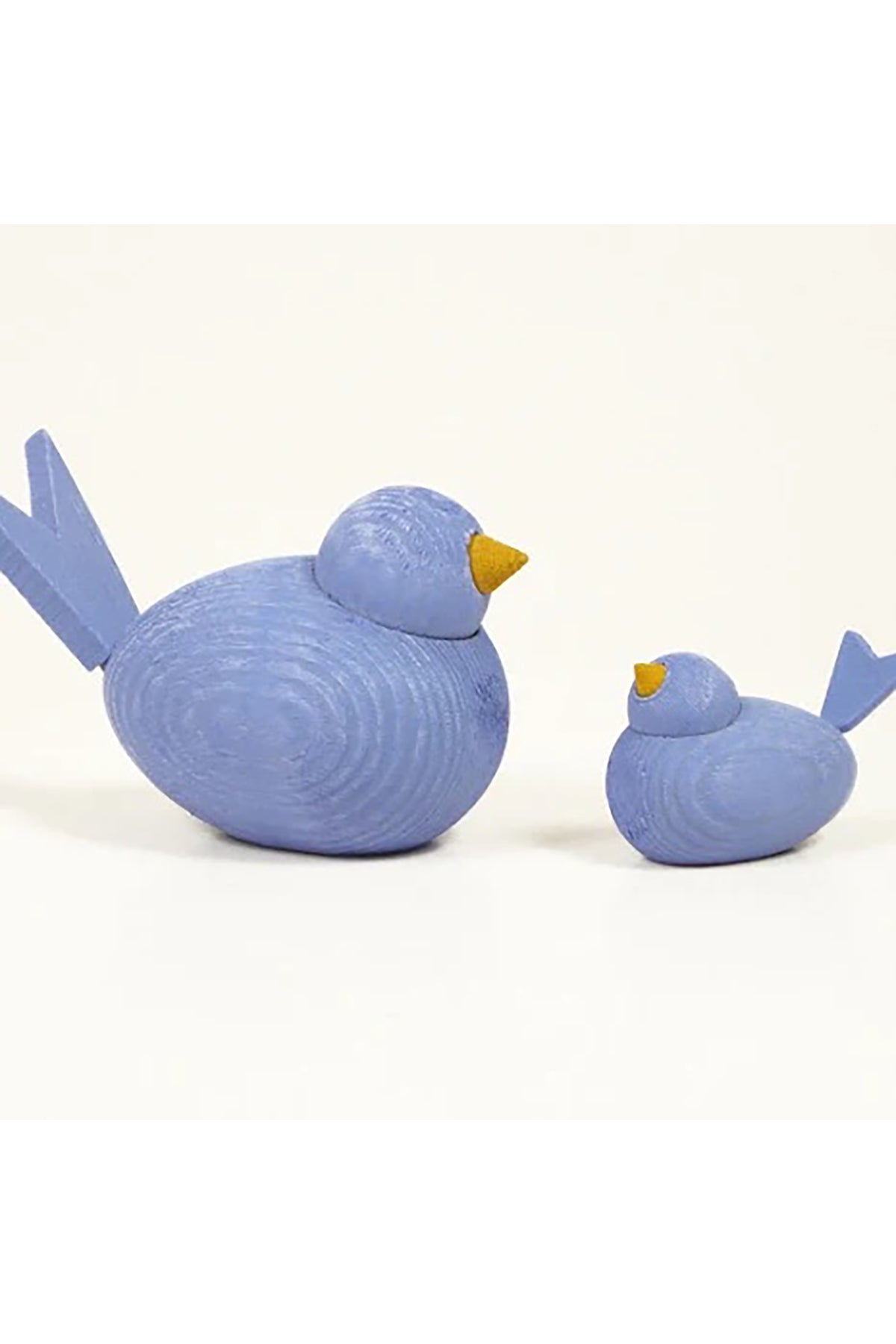 Decorative wooden bird | light blue