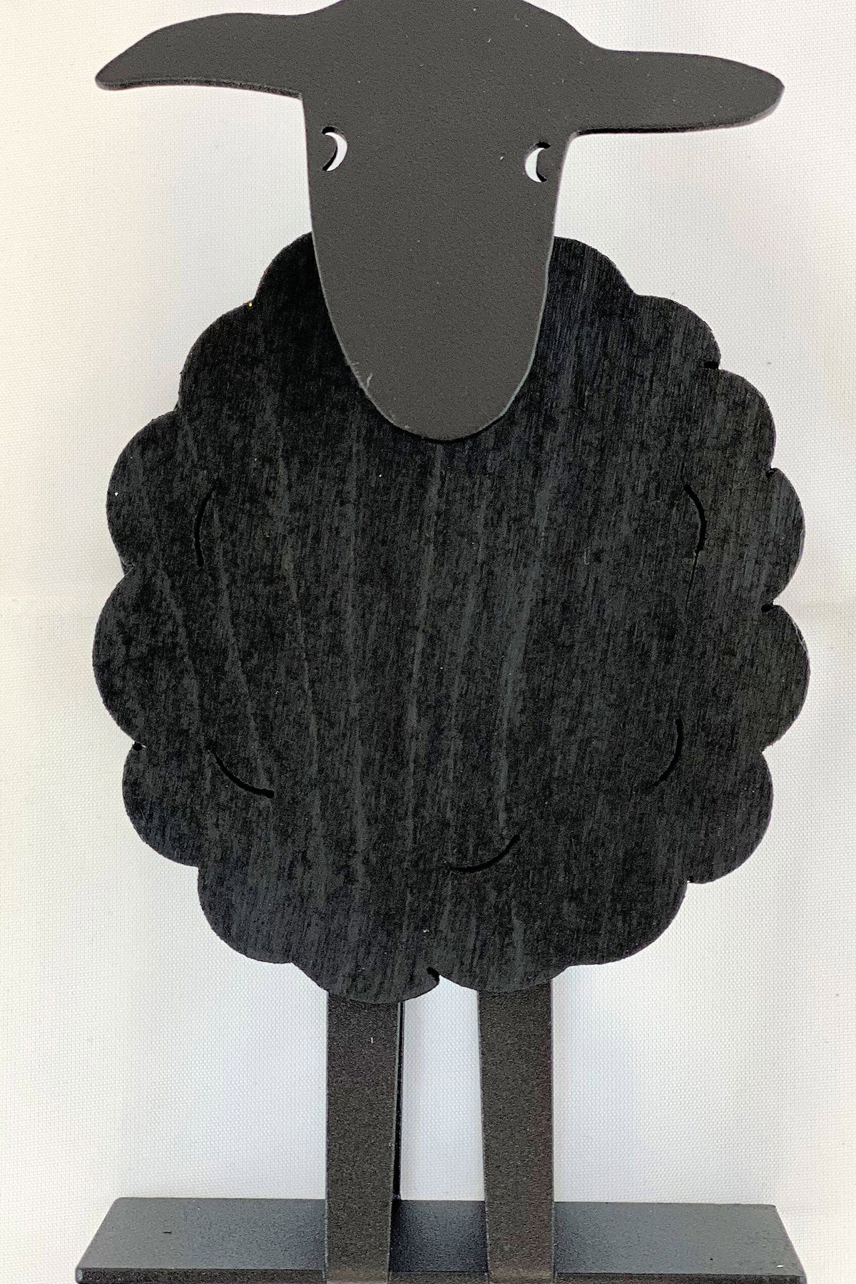 Napkin holder sheep | black, 16cm