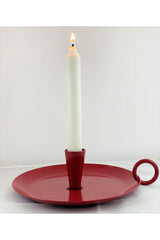 Candle holder with ring handle | 20 cm