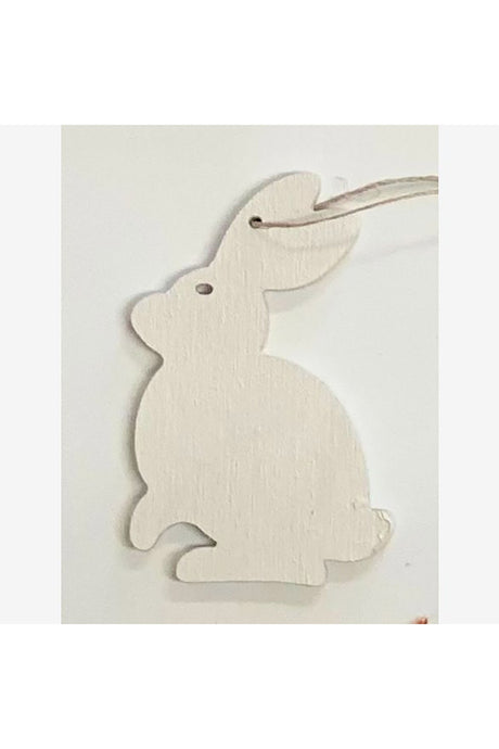 Anhänger aus Holz Oster Hase | 5,8cm