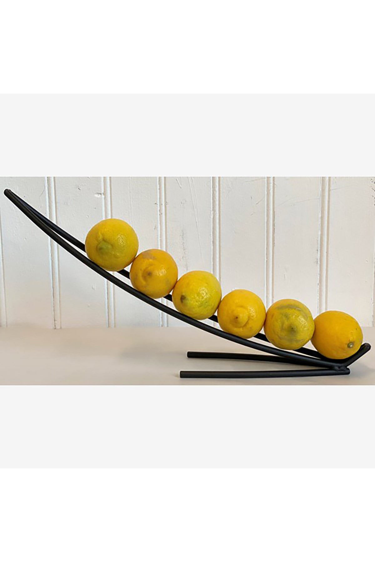 Obstschale modern Eisen, schwarz | 50 cm