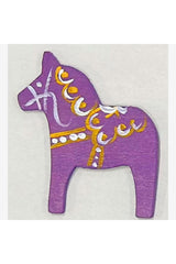 Magnet Dala horse with hand-painted decoration | 7cm