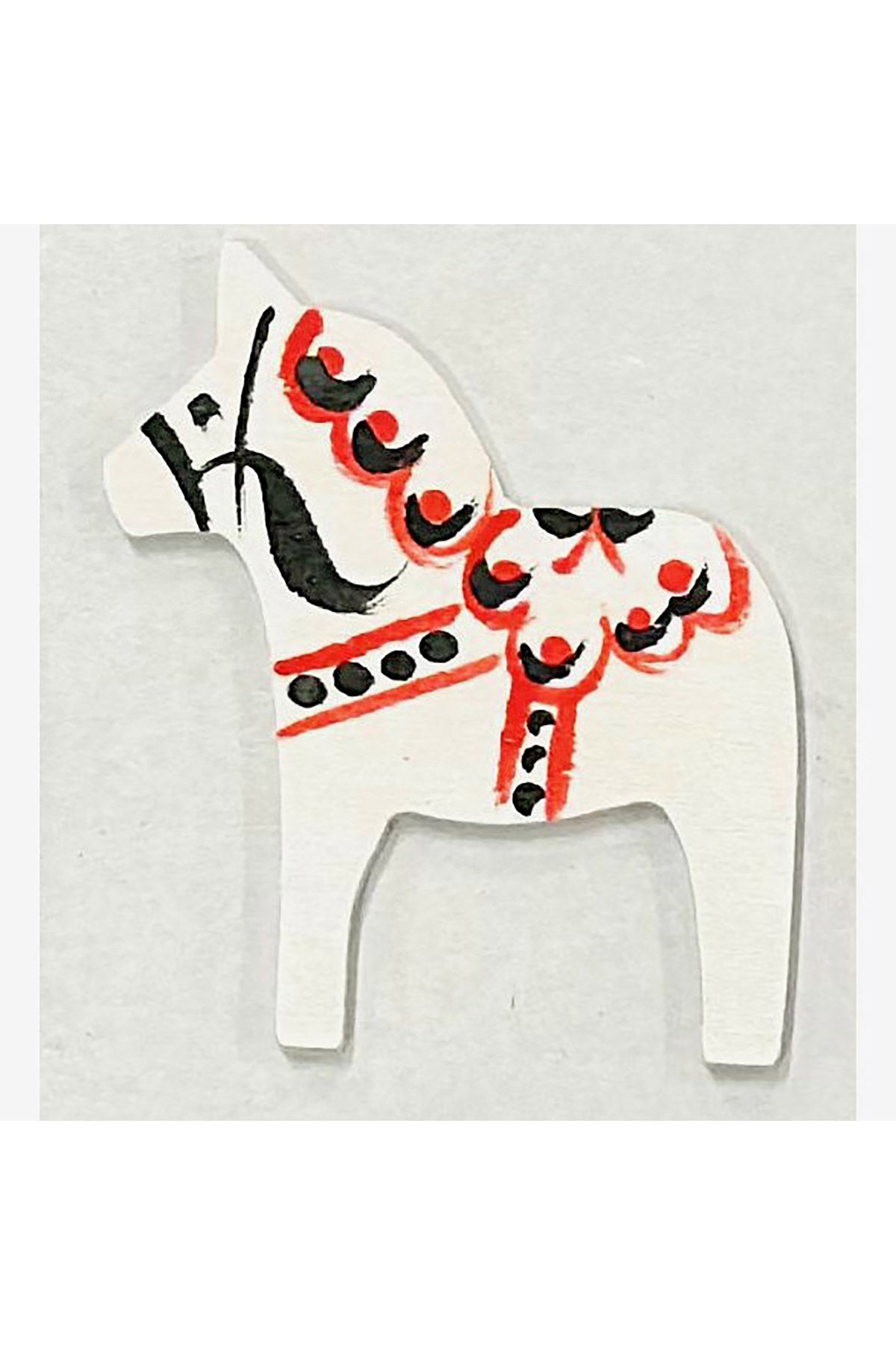 Magnet Dala horse with hand-painted decoration | 7cm