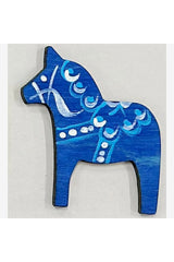 Magnet Dala horse with hand-painted decoration | 7cm