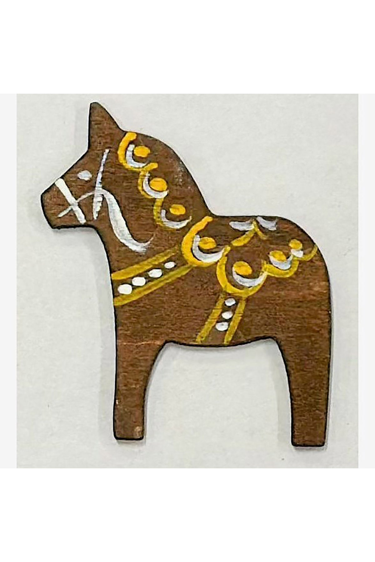 Magnet Dala horse with hand-painted decoration | 7cm