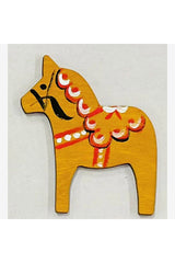 Magnet Dala horse with hand-painted decoration | 7cm