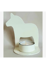 Candle holder tealight horse | 10cm